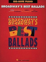 Broadways Best Ballads piano sheet music cover